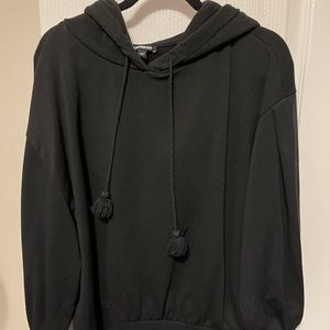Express tassel hoodie